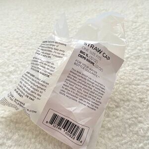 BWNT bkr straw cap for big and demi size